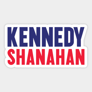 RFK Jr 2024 Kennedy Shanahan White Sticker